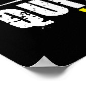 Das Beenden ist nicht akzeptabel - Motivierend Fit Poster (Ecke)