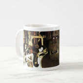 Das Beethoven-Fries durch Klimt Kaffeetasse (Vorderseite Links)
