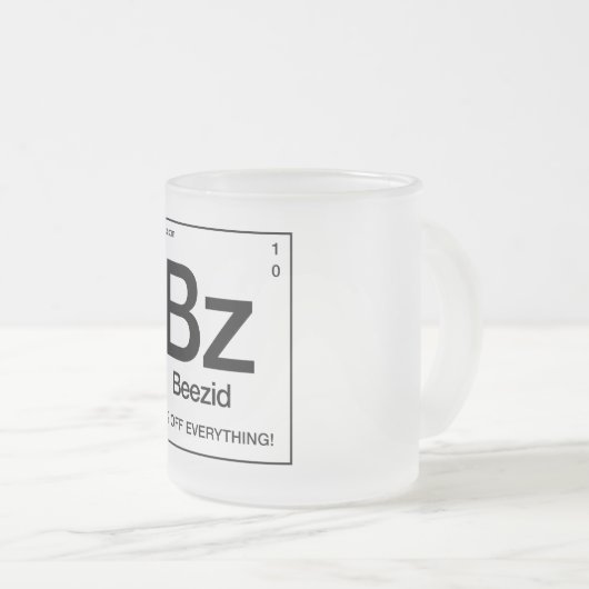 Das Beezid Element Mattglastasse (VorderseiteRechts)