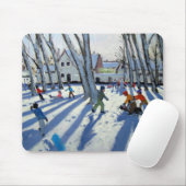 Das Begijnhof Brügge 2005 Mousepad (Mit Mouse)