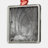 Das Begräbnis von Jean Paul Marat Silbernes Ornament (Links)