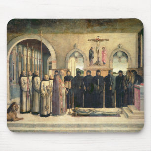 Das Begräbnis von St Jerome, c.1470-1472 (Öl kan Mousepad