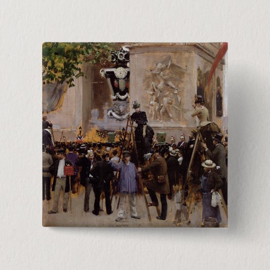 Das Begräbnis von Victor Hugo Button (Vorderseite)