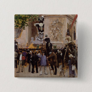 Das Begräbnis von Victor Hugo Button