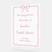 Das Begrüßungszeichen für das Brautparty "Knot Pin Acrylschild (Winkel)