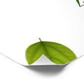 Das Begrüßungszeichen unseres Fotos Apfel Poster (Ecke)