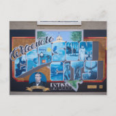 Das Begrüßungszeichen von Carson City, Nevada Postkarte (Vorderseite)