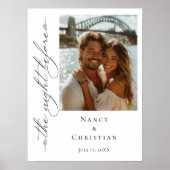 Das Begrüßungszeichen vor dem Foto Poster (Vorne)