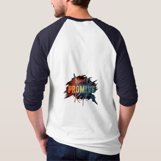 Das Behalten Versprechen der Freiheit T-Shirt (Rückseite)