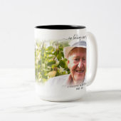 Das Beileid der Gedächtnisbeerdigung Zweifarbige Tasse (VorderseiteRechts)