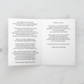 Das Beileids-Karte des Retters Karte (Innenseite)