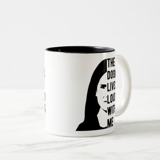 Das bekannteste ACB, das Dogma lebt in mir Zweifarbige Tasse (VorderseiteRechts)