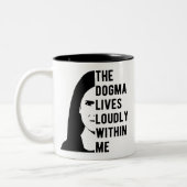 Das bekannteste ACB, das Dogma lebt in mir Zweifarbige Tasse (Links)