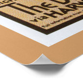 Das belgische Küstenplakat Poster (Ecke)