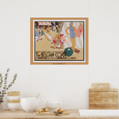 Das belgische Küstenplakat Poster (Küche)