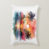 Das beliebteste Design-Sonnenaufgang-Pille Dekokissen (Rückseite(Vertikal))