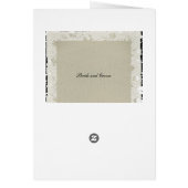 Das beliebteste Hochzeitmenü ist altes Papier (Hinten)