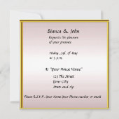 Das beliebteste und eleganteste 50-jährige Bestehe Einladung (Rückseite)