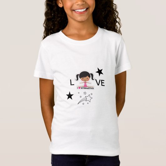 Das Bella der Gymnast-Mädchen angepasstes T-Shirt (Vorderseite)