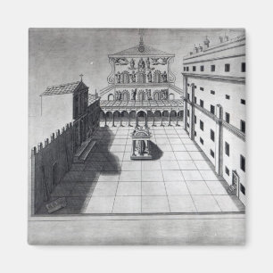 Das belvedere-Gericht in alten St Peter Rom Magnet