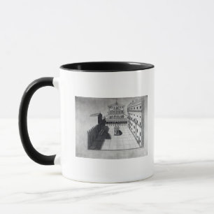 Das belvedere-Gericht in alten St Peter Rom Tasse