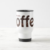 Das Benzin der Leben-Kaffee-Tasse Reisebecher (Mittel)