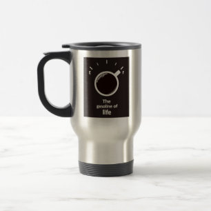 Das Benzin des Lebens - Tasse des Kaffees
