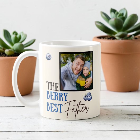 Das Berry Best Father Foto-Mug Kaffeetasse