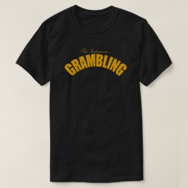 Das berüchtigte GRAMBLING-Logo-T-Shirt GOLD T-Shirt