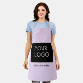 Das Berufliche Firmenlogo Lilac Schürze (Getragen)
