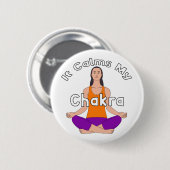 Das beruhigt mein Chakra Button (Vorne & Hinten)