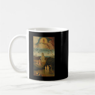 Das berühmte Bild von Haywain Triptych von Bosch Kaffeetasse