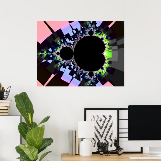 Das berühmte Full Mandelbrot Set Poster (Heimbüro)