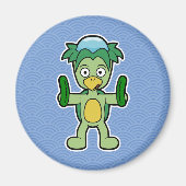 Das berühmte japanische Monster Kappa Yokai Magnet (Vorne)
