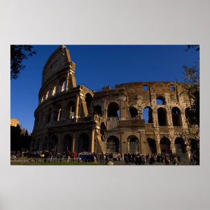 Das berühmte Kolosseum in Rom - Italien - Sehenswü Poster