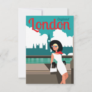 Das berühmte London Dankeskarte
