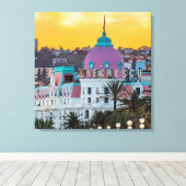 Das berühmte Luxushotel Negresco in Nizza Leinwanddruck (Insitu (Holzboden))