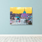 Das berühmte Luxushotel Negresco in Nizza Leinwanddruck (Insitu (Holzboden))