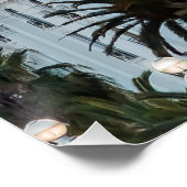 Das berühmte Luxushotel Negresco in Nizza Poster (Ecke)