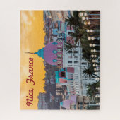 Das berühmte Luxushotel Negresco in Nizza Puzzle (Vertikal)