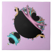 Das berühmte Mandelbrot-Set Fliese (Vorderseite)