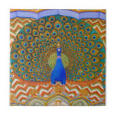 Das berühmte Pfauentor Fliese (Vorderseite)