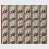 Das berühmte Portrait Louis Pasteur Geschenkpapier (Flach)