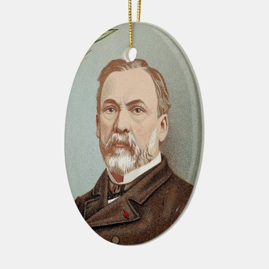 Das berühmte Portrait Louis Pasteur Keramikornament (Links)