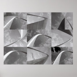 Das berühmte Tor zum West St. Louis Arch Poster