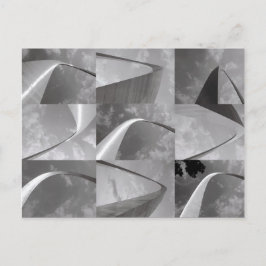 Das berühmte Tor zum West St. Louis Arch Postkarte