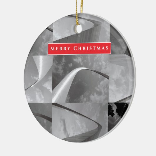 Das berühmte Tor zum Westbogen Keramik Ornament (Links)