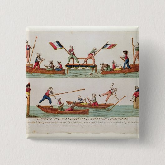 Das berühmte Turnier zwischen den Lancers Button (Vorderseite)