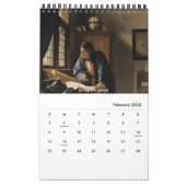 Das berühmte Vermeer-Gemälde Kalender (Feb 2026)