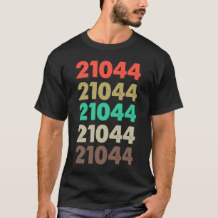 Das besagt 21044 Retro Zip-Code Zipcode 21044 T-Shirt